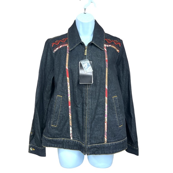 SzSmall Koos Of Course Denim Jacket NWT - Picture 2 of 5